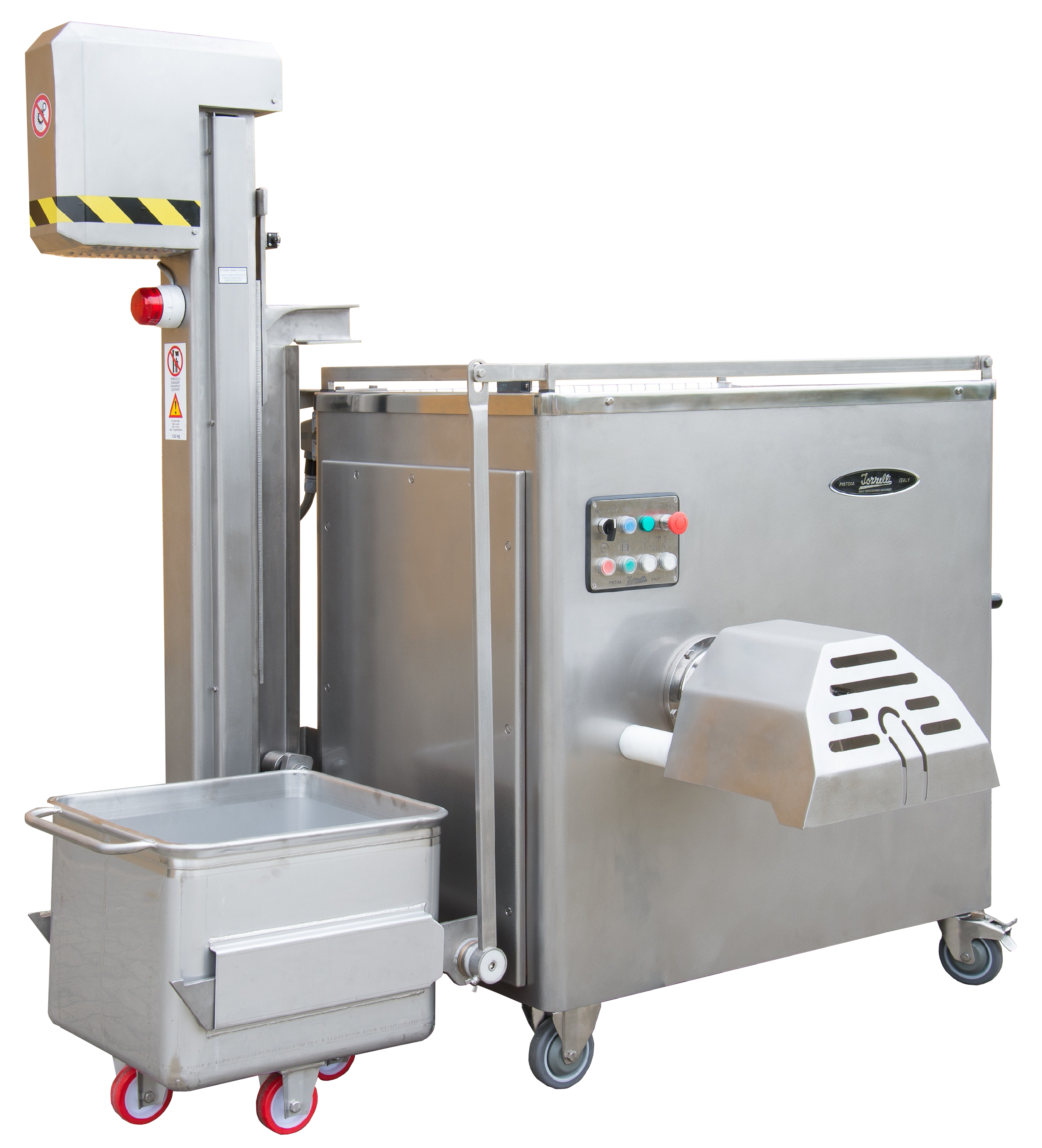 Tritacarne Inox da 130/150 litri – B015 - Cavalli Meat Processing Machinery  S.r.l.